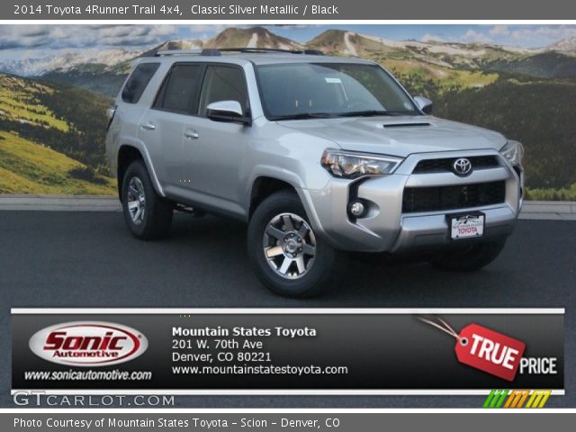 2014 Toyota 4Runner Trail 4x4 in Classic Silver Metallic