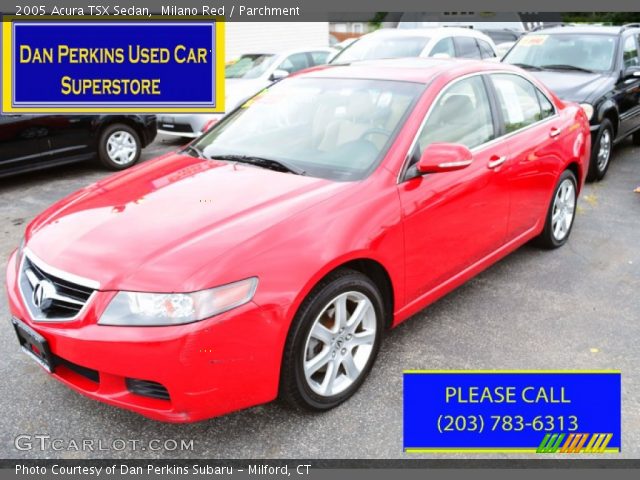 2005 Acura TSX Sedan in Milano Red