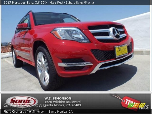 2015 Mercedes-Benz GLK 350 in Mars Red