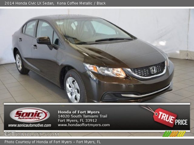 2014 Honda Civic LX Sedan in Kona Coffee Metallic