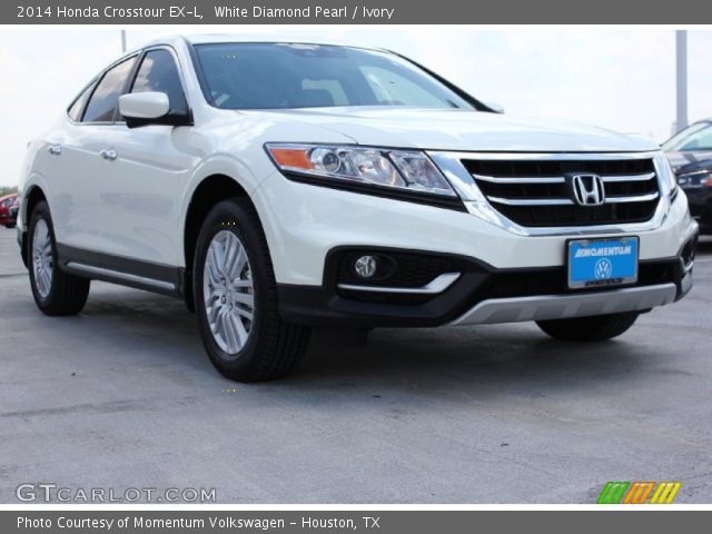 2014 Honda Crosstour EX-L in White Diamond Pearl