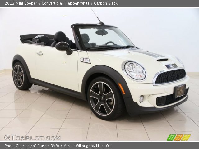 2013 Mini Cooper S Convertible in Pepper White
