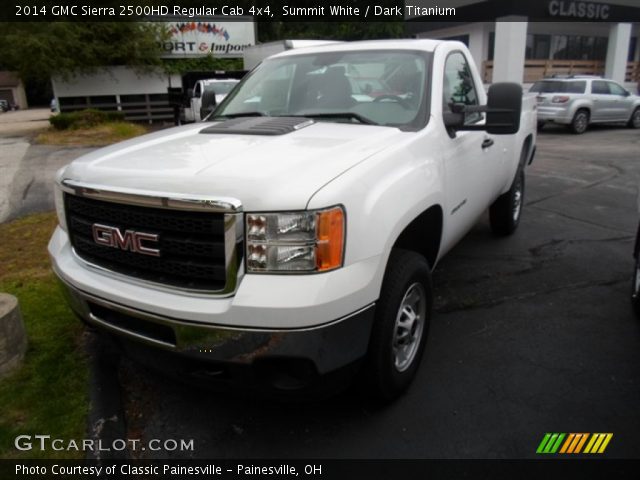 2014 GMC Sierra 2500HD Regular Cab 4x4 in Summit White