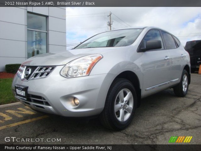 2012 Nissan Rogue S AWD in Brilliant Silver