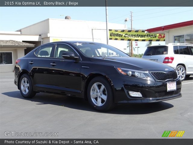 2015 Kia Optima LX in Ebony Black