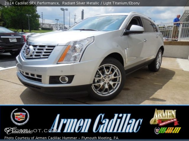 2014 Cadillac SRX Performance in Radiant Silver Metallic