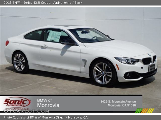 2015 BMW 4 Series 428i Coupe in Alpine White