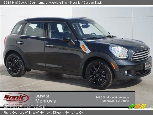 2014 Mini Cooper Countryman in Absolute Black Metallic