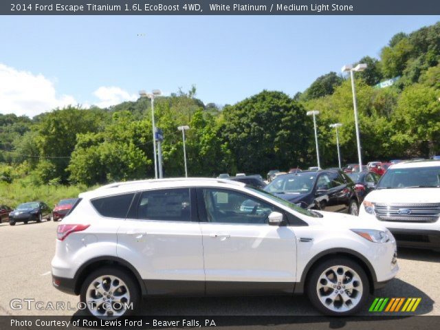 2014 Ford Escape Titanium 1.6L EcoBoost 4WD in White Platinum
