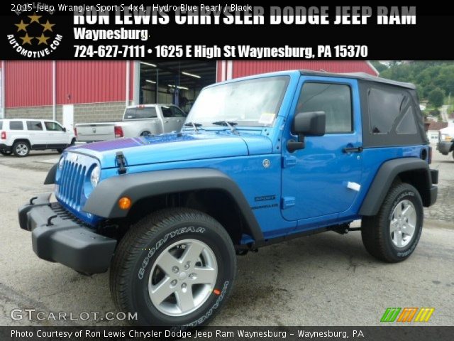 2015 Jeep Wrangler Sport S 4x4 in Hydro Blue Pearl