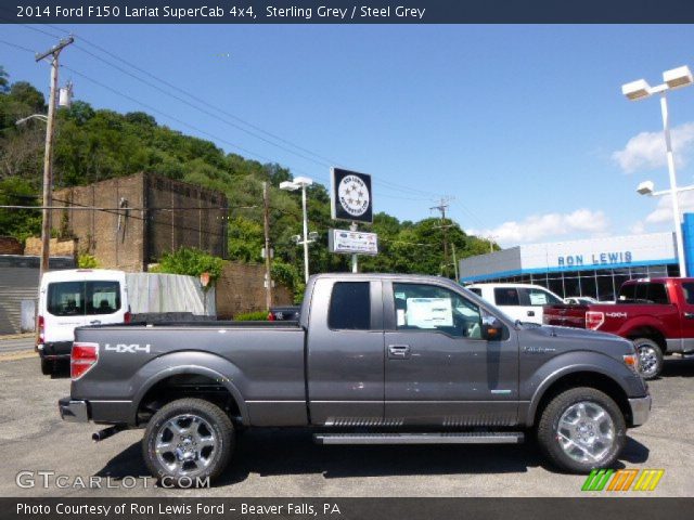 2014 Ford F150 Lariat SuperCab 4x4 in Sterling Grey