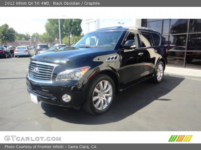 2012 Infiniti QX 56 4WD in Black Obsidian