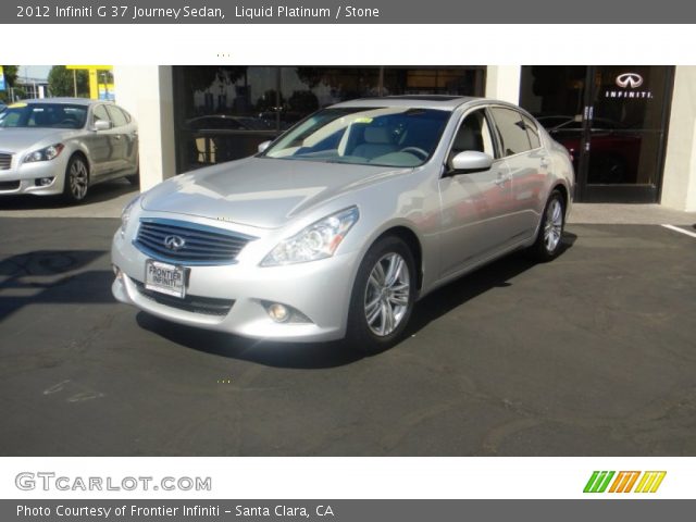2012 Infiniti G 37 Journey Sedan in Liquid Platinum