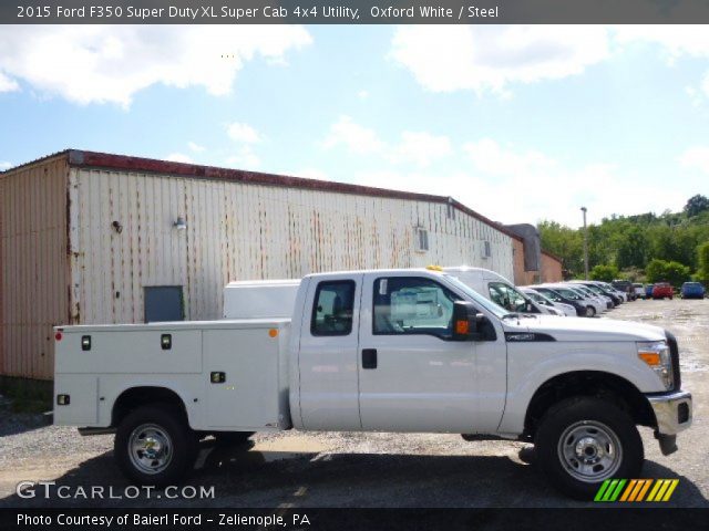 2015 Ford F350 Super Duty XL Super Cab 4x4 Utility in Oxford White