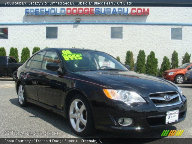 2008 Subaru Legacy 2.5i Limited Sedan in Obsidian Black Pearl