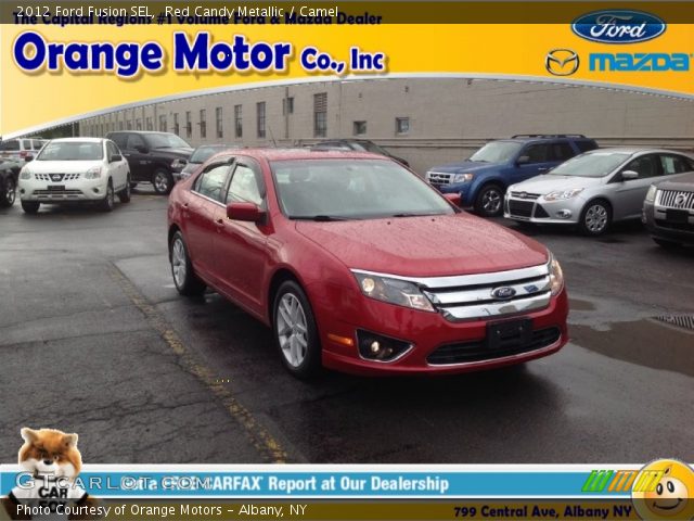 2012 Ford Fusion SEL in Red Candy Metallic
