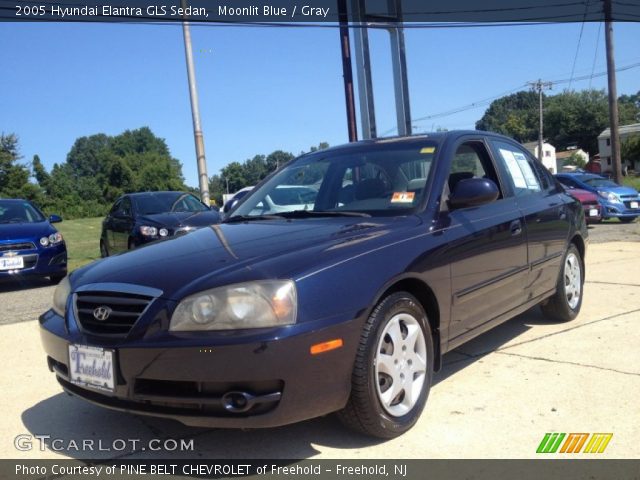 2005 Hyundai Elantra GLS Sedan in Moonlit Blue