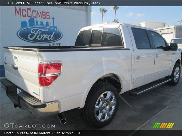 2014 Ford F150 Lariat SuperCrew in White Platinum