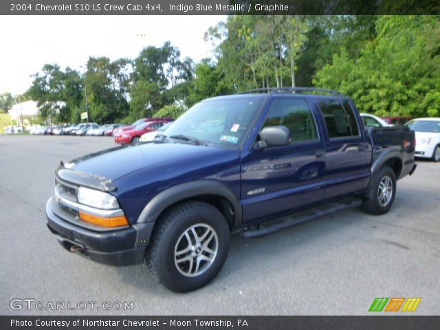 2004 Chevrolet S10 LS Crew Cab 4x4 in Indigo Blue Metallic