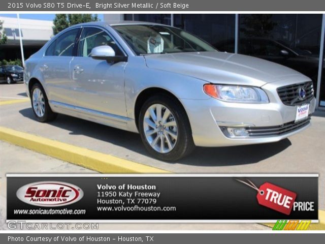 2015 Volvo S80 T5 Drive-E in Bright Silver Metallic