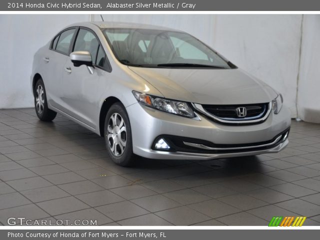 2014 Honda Civic Hybrid Sedan in Alabaster Silver Metallic