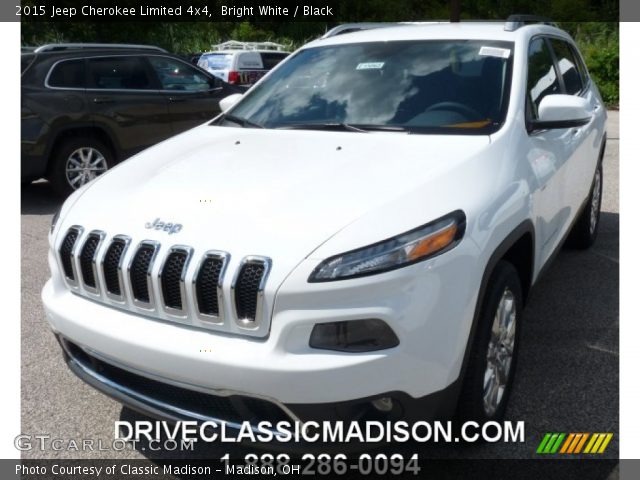 2015 Jeep Cherokee Limited 4x4 in Bright White