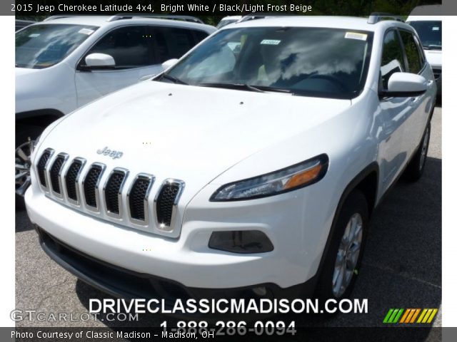 2015 Jeep Cherokee Latitude 4x4 in Bright White