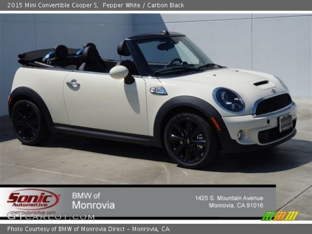 2015 Mini Convertible Cooper S in Pepper White