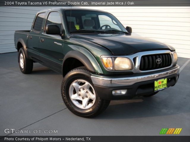 2004 Toyota Tacoma V6 PreRunner Double Cab in Imperial Jade Mica