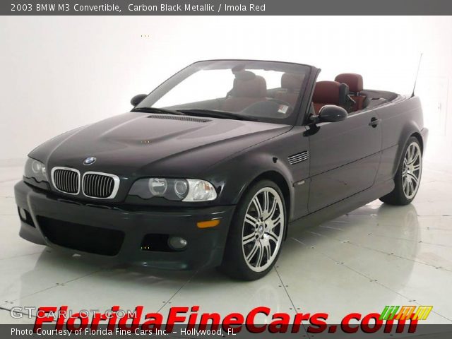 2003 BMW M3 Convertible in Carbon Black Metallic