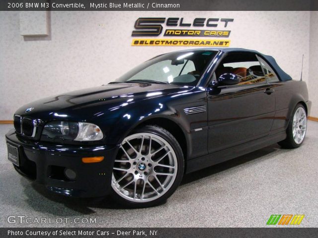 2006 BMW M3 Convertible in Mystic Blue Metallic