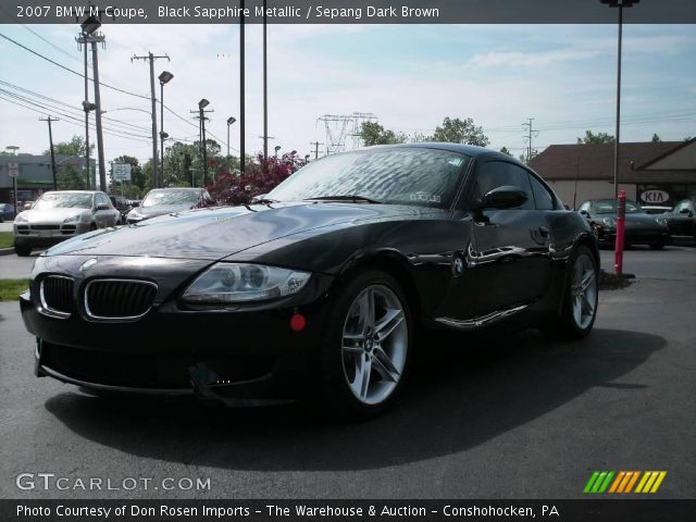 2007 BMW M Coupe in Black Sapphire Metallic