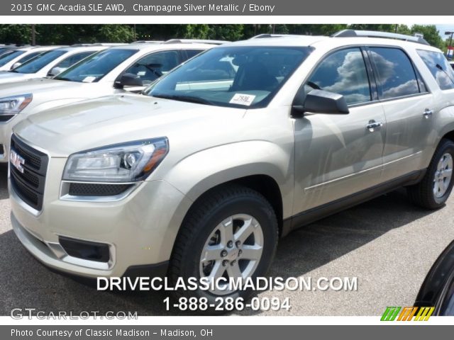 2015 GMC Acadia SLE AWD in Champagne Silver Metallic