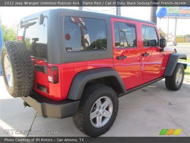2012 Jeep Wrangler Unlimited Rubicon 4x4 in Flame Red
