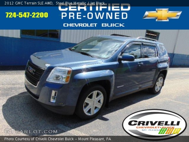 2012 GMC Terrain SLE AWD in Steel Blue Metallic