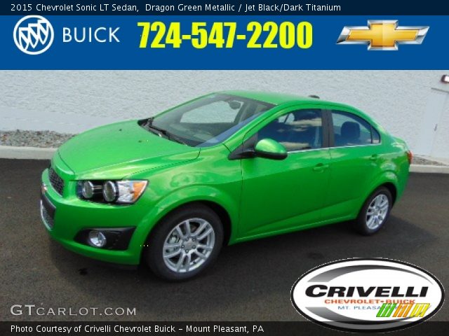 2015 Chevrolet Sonic LT Sedan in Dragon Green Metallic