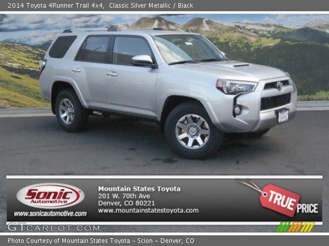 2014 Toyota 4Runner Trail 4x4 in Classic Silver Metallic