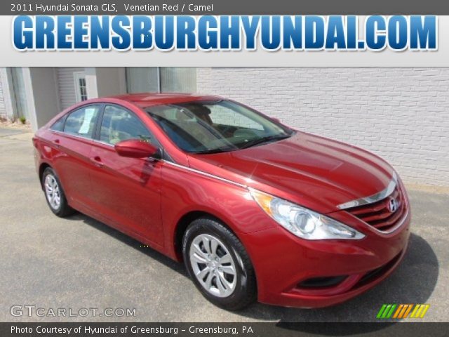 2011 Hyundai Sonata GLS in Venetian Red