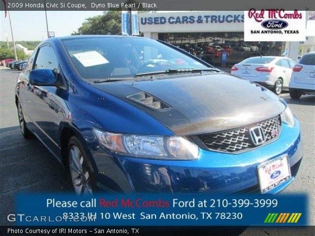2009 Honda Civic Si Coupe in Dyno Blue Pearl