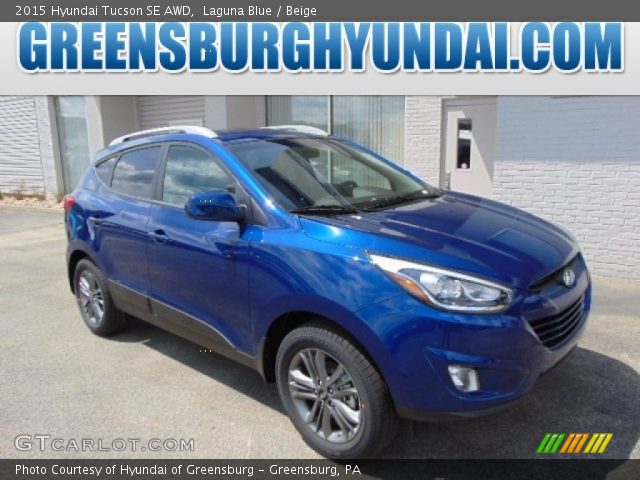 2015 Hyundai Tucson SE AWD in Laguna Blue