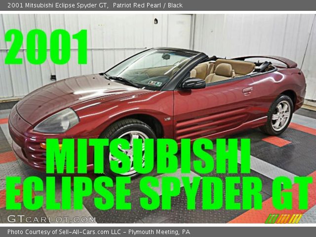 2001 Mitsubishi Eclipse Spyder GT in Patriot Red Pearl