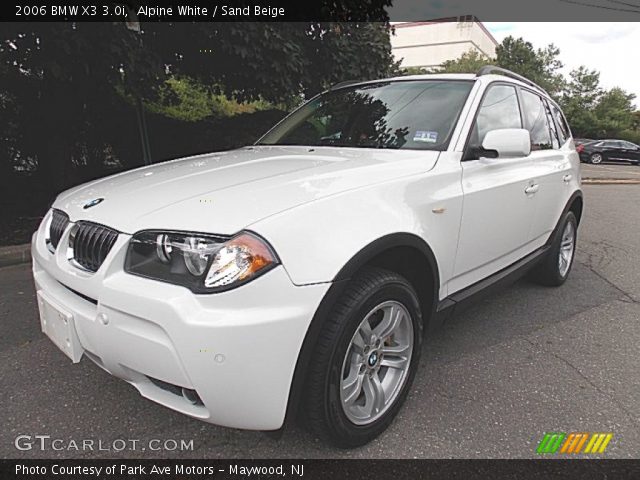 2006 BMW X3 3.0i in Alpine White