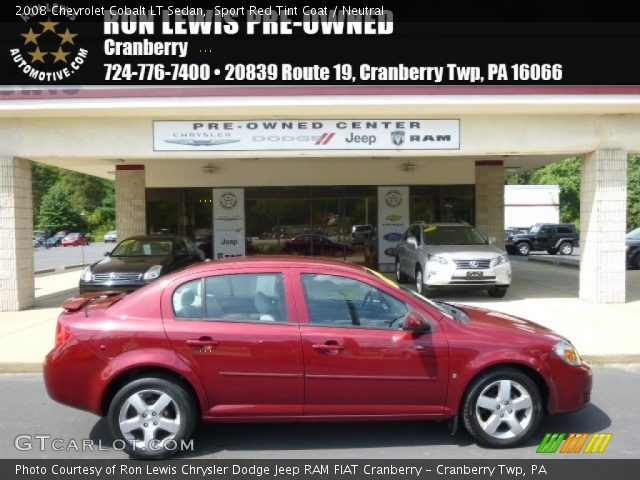 2008 Chevrolet Cobalt LT Sedan in Sport Red Tint Coat