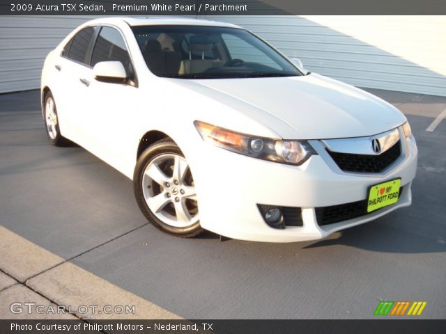2009 Acura TSX Sedan in Premium White Pearl