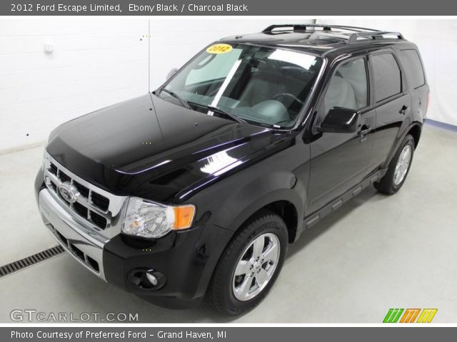 2012 Ford Escape Limited in Ebony Black