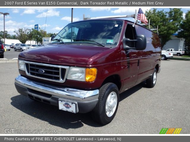 2007 Ford E Series Van E150 Commercial in Dark Toreador Red Metallic
