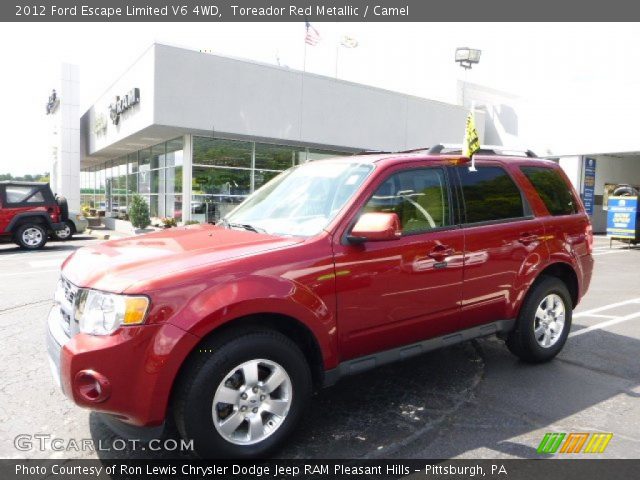 2012 Ford Escape Limited V6 4WD in Toreador Red Metallic