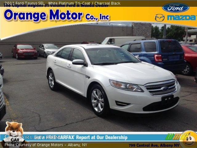 2011 Ford Taurus SEL in White Platinum Tri-Coat