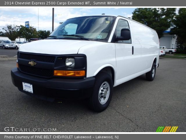 2014 Chevrolet Express 2500 Cargo Extended WT in Summit White
