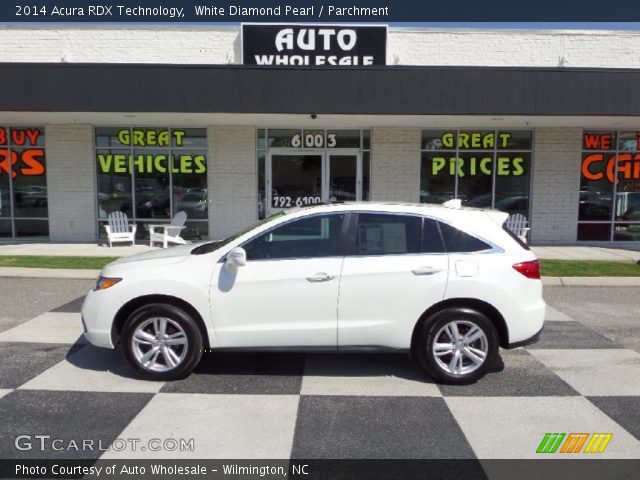 2014 Acura RDX Technology in White Diamond Pearl